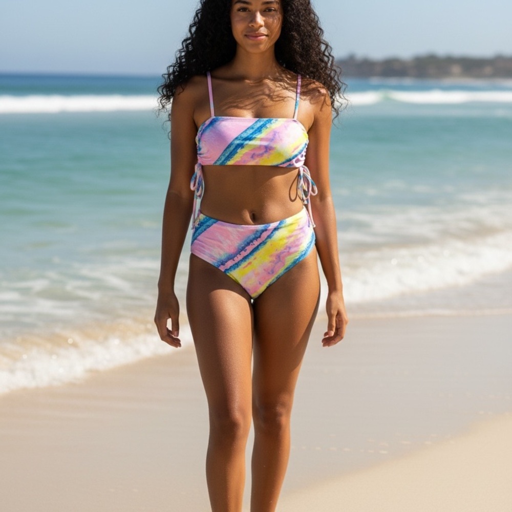 Island Soul - Colorful Tie Dye Bikini Set